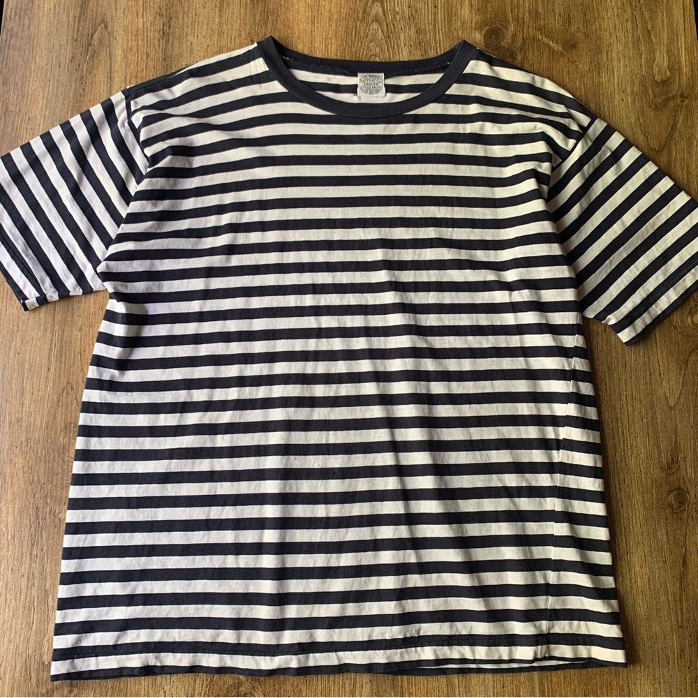 Vintage Club Monaco Striped Crewneck Tee